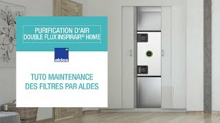 Comment changer les filtres de la VMC double flux InspirAIR® Side Aldes [upl. by Oap]