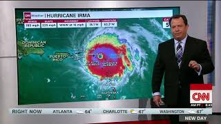 Hurricane Irma battering Caribbean Islands [upl. by Eckhardt987]