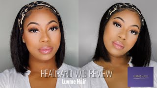 BOB HEADBAND WIG FT LUVME HAIR  SHANNON PRYOR [upl. by Aveer]