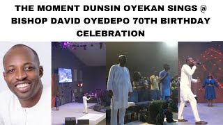 THE MOMENT DUNSIN OYEKAN SINGS  BISHOP DAVID OYEDEPO 70TH BIRTHDAY CELEBRATION [upl. by Eidua]