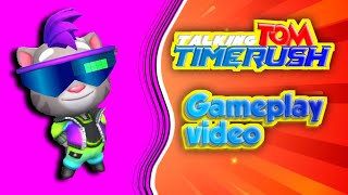 Talking Tom Time Rush Tom Run Gameplay video 👻😎 [upl. by Aer]