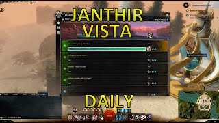 GW2  FastEasy View A Vista In Janthir Region Daily Wizards Vault [upl. by Publius]