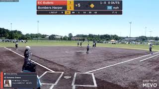 EC Bullets Davis 16U vs Bombers Harper 20240607 [upl. by Neelac184]