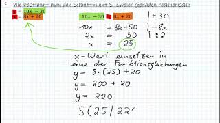 lineare Gleichungen geometrische Interpretation [upl. by Norling]