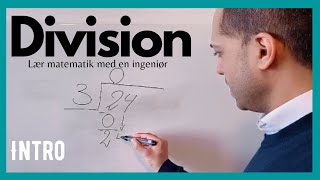 DIVISION introduktion  lær at dividere trappemetoden [upl. by Ennagroeg]