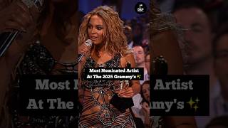 Most Nominated Artist At The 2025 Grammysshorts grammys music [upl. by Amairam509]