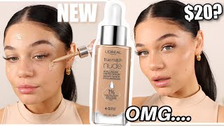 NEW LOreal True Match Hyaluronic Tinted Serum Review…Is it worth it  Blissfulbrii [upl. by Einaeg]