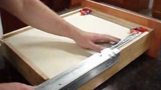 RTA Cabinet Storecom  Soft Close Drawer Glide Installation [upl. by Annohsak]