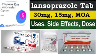 गैस एसिडिटी हार्ट बर्न की दवा Lansoanz Tablet  Lansoprazole orally disintegrating tablets 15 mg [upl. by Arobed]