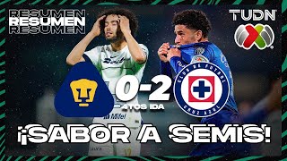 HIGHLIGHTS  Pumas 02 Cruz Azul  CL2024  Liga Mx 4tos  TUDN [upl. by Initsed]