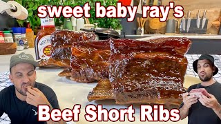 Sweet Baby Rays Short Beef Ribs [upl. by Adnovad]