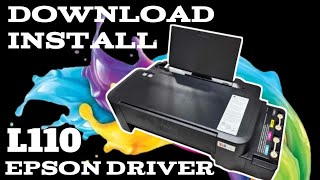 Epson L110 Driver How to download and install [upl. by Siubhan963]