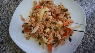 Ensalada de arroz mediterránea para el verano [upl. by Yentterb152]