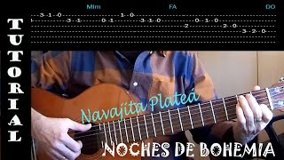 COMO TOCAR  Noches de bohemia  NAVAJITA PLATEÁ [upl. by Barbaresi]