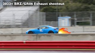 2022 GR86BRZ exhaust shootout [upl. by Matti]