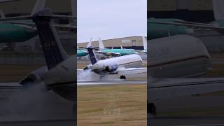 Everts Air Cargo MD80F Landing At Paine Field shorts aviation [upl. by Velda72]