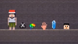 The Blockheads Secret Glitched Items [upl. by Bahr]