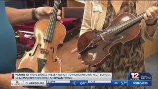 Violins of Hope holds presentation for Morgantown High School students [upl. by Nhguahs130]