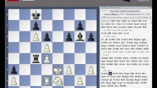 Levon Aronian  Magnus Carlsen London Chess Classic 2012 Round 2 [upl. by Erdah588]