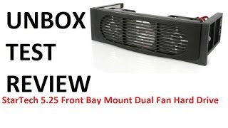 StarTech 525 front bay dual fan is it worth getting REVIEW [upl. by Humphrey]