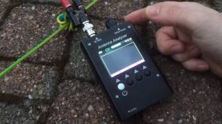 Measuring Loop antenna Surecom SA160 [upl. by Nrol]