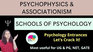 Psychophysics amp Associationism Schools of Psychology Psychology Entrances Mind Review [upl. by Sergeant]