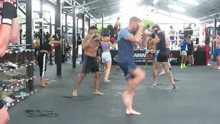 World Champion Jonathan Haggerty joined my little boys Muay Thai class this evening [upl. by Octavla]