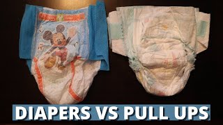 Diapers vs Pull Ups  Whats the Difference amp Which is Better [upl. by Rihsab793]