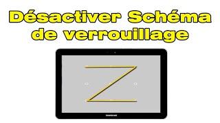 Comment déverrouiller une tablette Samsung désactiver et enlever le schema de verrouillage Samsung [upl. by Ahsaenat]