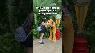 LEVEI UM COPO PARA OS PERSONAGENS DA DISNEY ASSINAREM pov disney [upl. by Gilchrist]