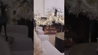 ❄️A beautiful sight  sitting in a Winter Wonderland ❄️ christmasdecor [upl. by Japha]