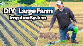 How to Install a Large Farm Drip Irrigation System Complete DIY Guide [upl. by Redienhcs]