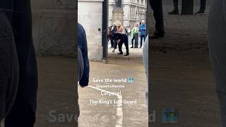 The King’s Life Guard london tourist highlights horse travel travelvlog [upl. by Hallam574]