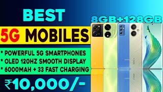 Top 5 Powerful 5G Smartphones Under 10000 in 2024  BGMI Gaming Phones  Best 5g Phone Under 10000 [upl. by Odidnac354]