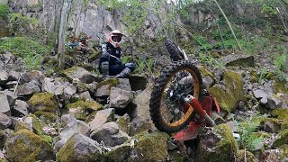 Hard Enduro with Enduro Krzeszowice Big moto fail [upl. by Inalej]