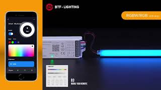 BTFLIGHTING LM053WB5 LED Strip Controller Using Guide [upl. by Thielen]