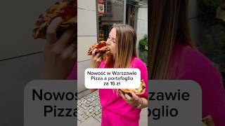 Nowość w Warszawie Pizza a portafoglio za 16 zł warsaw warszawa food pizza pizzalover [upl. by Ynavoj]