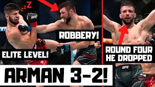 Arman Tsarukyan vs Mateusz Gamrot Full Fight Reaction and Breakdown  UFC Vegas 57 Event Recap [upl. by Quinn]