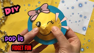 ☆ COMMENT FAIRE DES FIDGET TOYS ☆ BRICOLAGE EN PAPIER FACILE ☆ DIY Pop it fidget toy [upl. by Llerol]