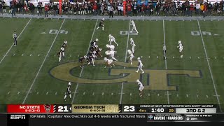 NC State vs Georgia Tech Exciting Ending  2024 College Football [upl. by Ewer498]