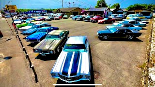 Classic American Muscle Car Lot Inventory Walk 71723 Update Maple Motors USA Rides For Sale [upl. by Acirat453]