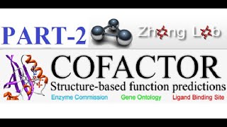 Cofactor Part2TMAlignGene OntologyHomologyBinding SitesMolecular Functions bioinformatics [upl. by Oecam]