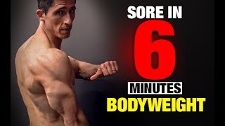 Bodyweight Triceps Workout SORE IN 6 MINUTES [upl. by Mistrot]