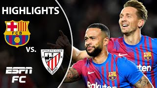 Barcelona vs Athletic Club Highlights Goalfest at Camp Nou  LaLiga Highlights  ESPN FC [upl. by Eikciv334]