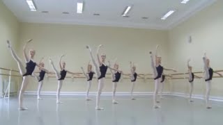 FULL VAGANOVA CLASS FOLLOW ALONG barre center pointe  Vaganova Ballet Academy 2nd grade exam [upl. by Adnat974]