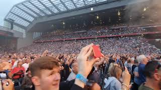 Elton John  Cold Heart Dua Lipa PNAU Remix YNWA Crowd Live  Anfield Liverpool UK June 2022 [upl. by Faye76]