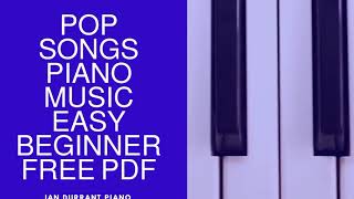 Pop Songs Piano Tutorials for Beginners Pdf [upl. by Nessy]