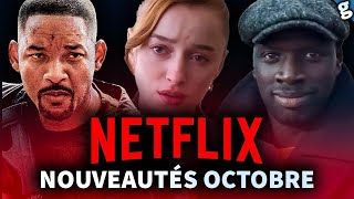 NETFLIX  NOUVEAUX FILMS amp SÉRIES en OCTOBRE   de 40 [upl. by Hodosh]