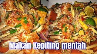 rujak Kepiting mentah  chumnan maunghong [upl. by Faun]