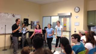 Opportunity Village performs for cast of MAMMA MIA [upl. by Eciened]